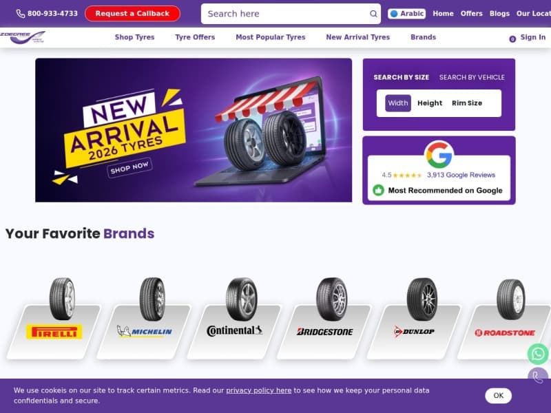 zDegree – Premium Tyre Retail & Services